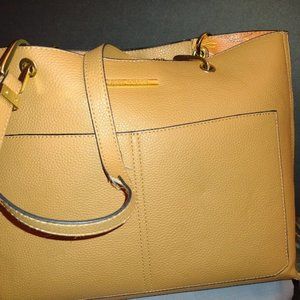 Steve Madden Tote bag - with a bright and coloful  lining.